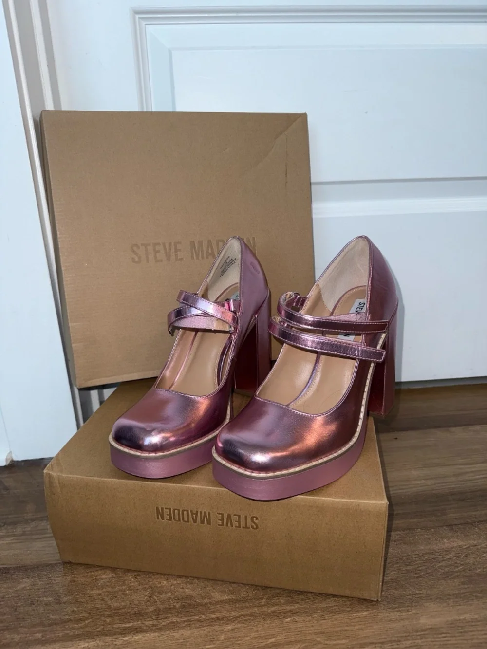 Steve Madden Twice Pump Mary Jane Platform